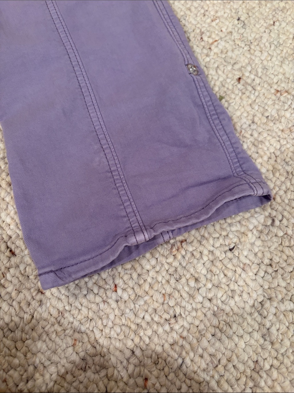 White House black market pret a pedi lavender mid rise pantWomen's Straight-Leg - Picture 3 of 12